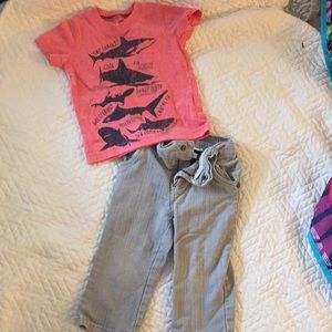 Top and jeans outfit 12-18mos